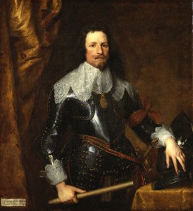 カリニャーノ公、サヴォイアのトマス・フランシスの肖像（1596年～1656年）。 作： Sir Anthony van Dyck
