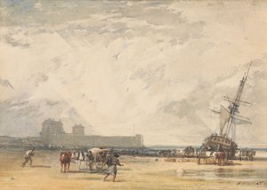 サンマロ付近 作： Sir Augustus Wall Callcott