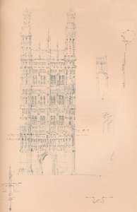 「ビクトリアタワー、ウェストミンスター」、c1837 1904