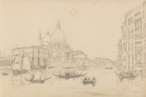 Álbum das 30 vistas no Tirol e na Itália: A Igreja de Santa Maria della Salute 10 de novembro de 1840 作： Sir Charles D