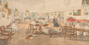 パトナの芸術家の家の夏の部屋 作： Sir Charles D