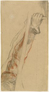 上げられた腕 作： Sir David Wilkie