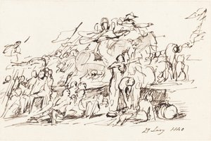 戦闘シーン 作： Sir David Wilkie