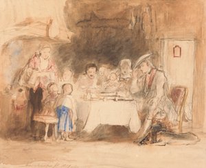 グレイス・ビフォア・ミート 作： Sir David Wilkie