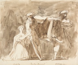 クエンティン・ダーワードのシーン 作： Sir David Wilkie