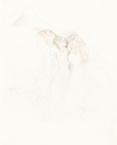 マントの下の二人の少女 作： Sir David Wilkie
