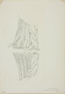 ドレープと反射、金星の鏡のための習作 作： Sir Edward Burne Jones