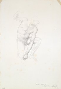 キューピッドの研究 作： Sir Edward Burne Jones
