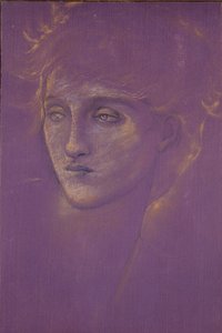 女性の頭部、19 世紀後半 作： Sir Edward Coley Burne Jones