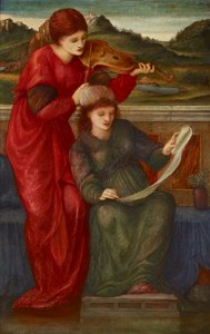 音楽、1877 作： Sir Edward Coley Burne Jones
