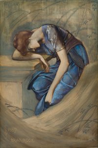 ブライアー ローズ シリーズ - 「ガーデン コート」の習作、1889 年。
