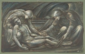 埋葬、1879年。 作： Sir Edward Coley Burne Jones
