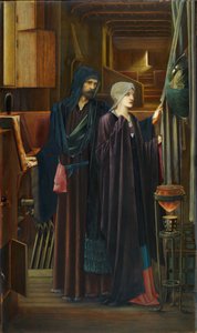 魔法使い、1898年。 作： Sir Edward Coley Burne Jones