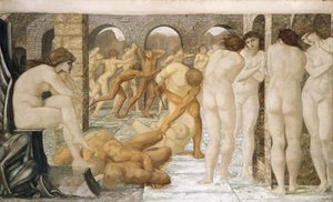 「金星の不和」、c1850-1900。 作： Sir Edward Coley Burne Jones