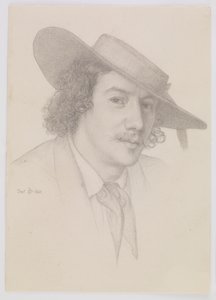 ウィスラーの肖像 作： Sir Edward John Poynter