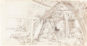 納屋 作： Sir Edwin Landseer