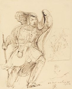 ダンテの「インフェルノ」の一場面のための習作 作： Sir George Hayter