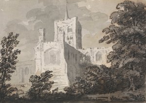 セント オールバンズの修道院教会 作： Sir George Howland Beaumont seventh Baronet