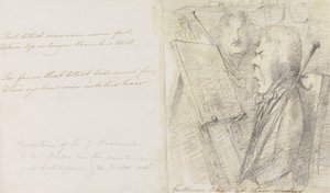 勉強中の紳士芸術家 作： Sir George Howland Beaumont seventh Baronet