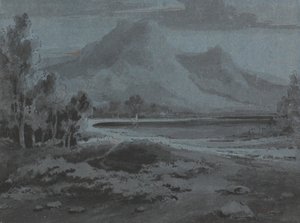 ウェールズの風景 作： Sir George Howland Beaumont seventh Baronet