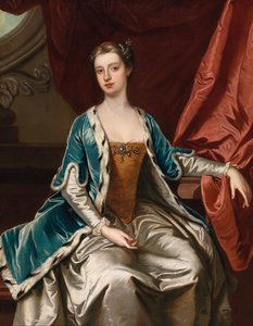 レディ メアリー ウォートリー モンタギュー 1689-1762 の肖像画。