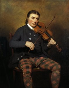 ヴァイオリニスト兼作曲家ニール・ガウの肖像1727-1807、1787