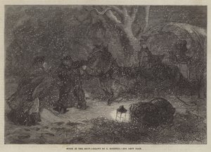 雪の中で立ち往生 作： Sir John Charles Robinson