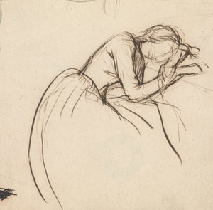 嘆き悲しむ女 作： Sir John Everett Millais