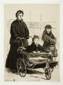 公園へ行く 作： Sir John Everett Millais