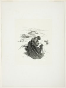 若い母親 作： Sir John Everett Millais