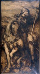 「旗手」、1886 作： Sir John Gilbert
