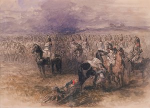 フランス騎兵、1851年 作： Sir John Gilbert