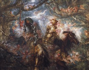 「魅惑の森」、1886年。 作： Sir John Gilbert