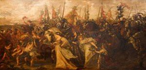 勝利者の帰還、1878-1879。 作： Sir John Gilbert