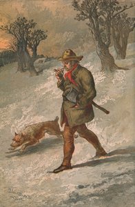 ウッドマンと彼の犬、1862。