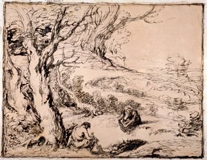 「ティモンとアペマンタス」、1883 年 作： Sir John Gilbert