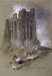 「タインマウス」、1845年、タイン＆ウェア 作： Sir John Gilbert