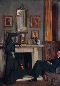 灰色の応接室、タンジール、1911年、1914年 作： Sir John Lavery