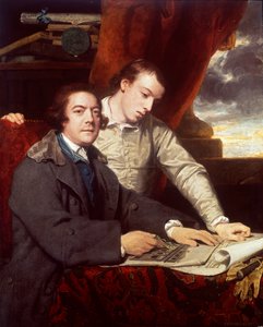 ジェームズ・ペイン、建築家と彼の息子、ジェームズ、1764 作： Sir Joshua Reynolds