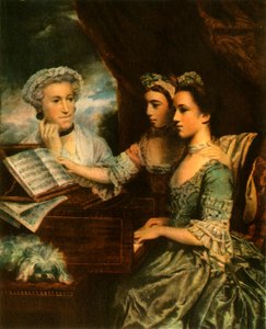 ペイン夫人と娘たち、c1767、1942 年。 作： Sir Joshua Reynolds