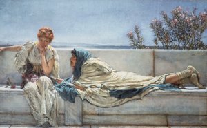 「嘆願」、1876 作： Sir Lawrence Alma Tadema