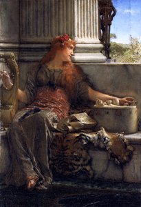 「詩」、1879 作： Sir Lawrence Alma Tadema