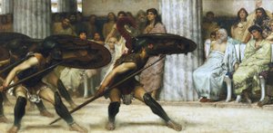 「ピュロス ダンス」、1869 年。 作： Sir Lawrence Alma Tadema