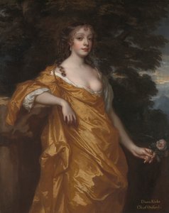 ダイアナ・カーク、後のオックスフォード伯爵夫人 作： Sir Peter Lely
