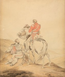 英国の参謀将校および軽騎兵の将校