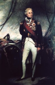 ネルソン卿、c1797-1805 作： Sir William Beechey