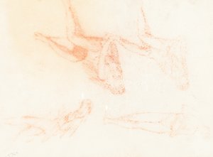 「賢者と愚か者の乙女たち」のための研究 [直訳] 作： Sir William Blake Richmond