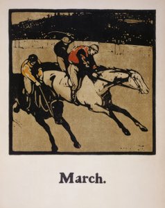 競馬 作： Sir William Nicholson