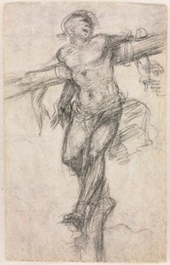 悔い改めない泥棒、c。 1530年。 作： Sodoma