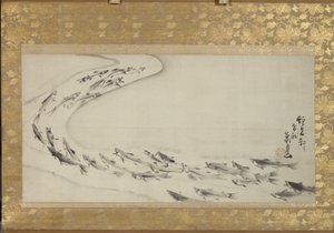 魚の学校 作： Soga Shohaku